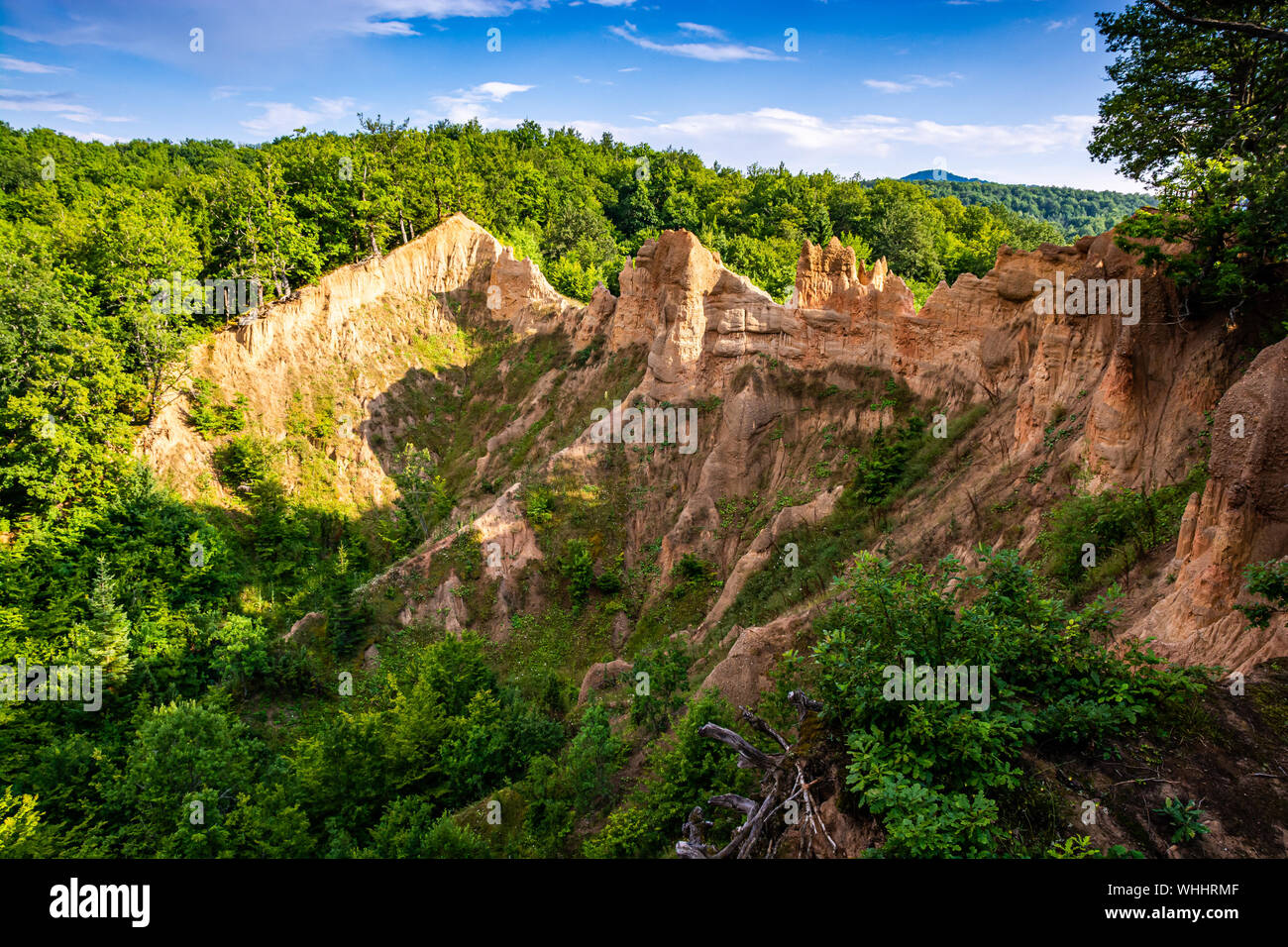 Sand pyramids in Foca, Bosnia and Herzegovina Stock Photo - Alamy
