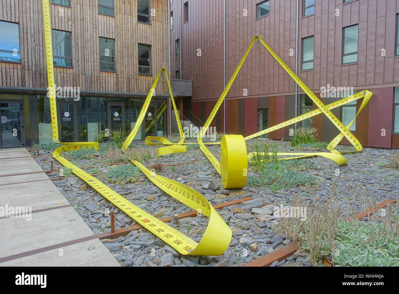 Nantes, L'Ile de Nantes, Lilian BOURGEAT, Das Maßband Stock Photo Alamy