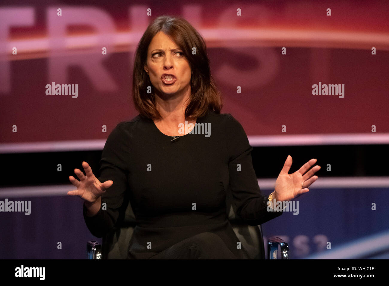 Gloria De Piero Speaking Channel 5s Are Politicians Up Hi res Stock gloria-de-piero-speaking-channel-5s-are-politicians-up-hi-res-stock