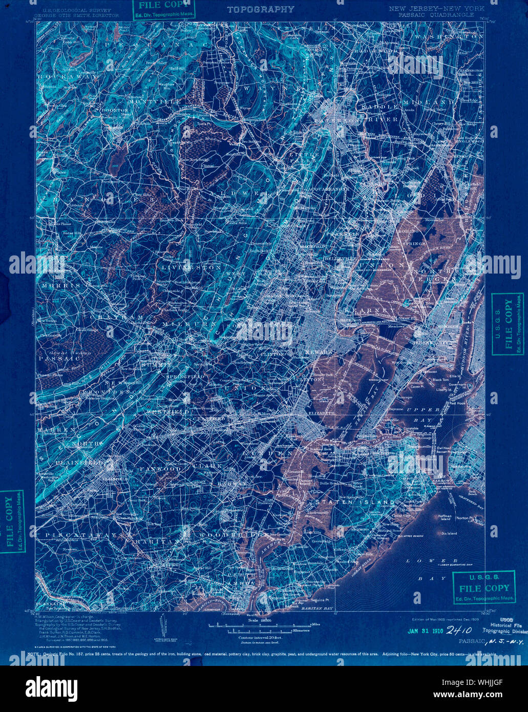 Map of passaic hires stock photography and images Alamy
