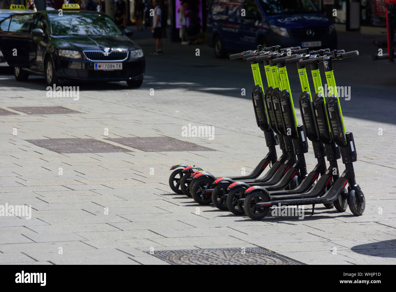Wien, EScooter Vienna, EScooter Stock Photo Alamy
