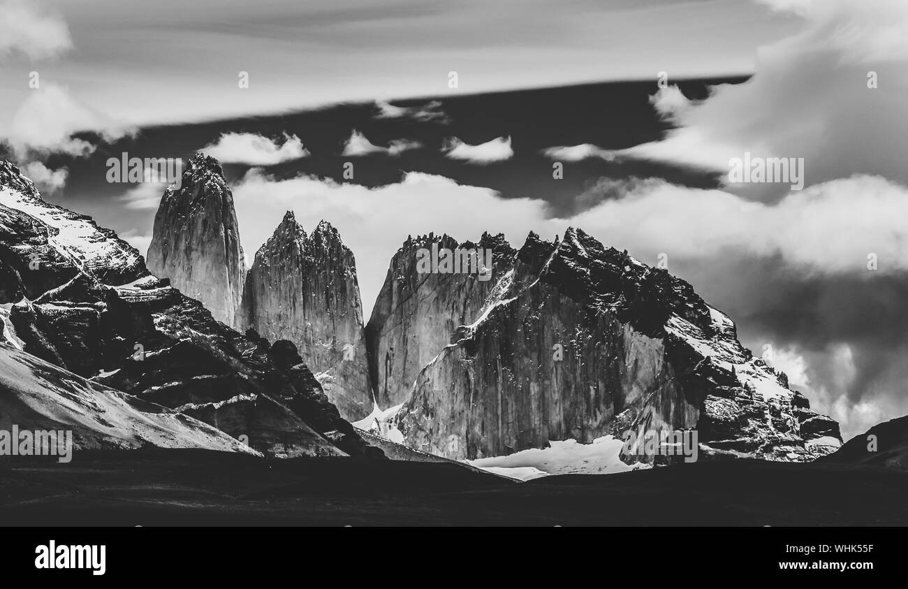 Blue mountain art Black and White Stock Photos & Images - Alamy
