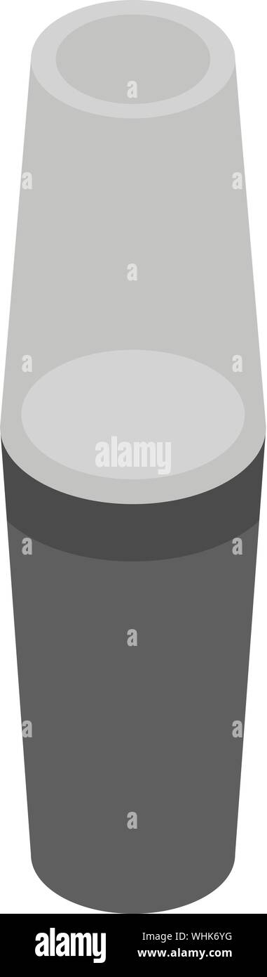 Bar shaker icon, isometric style Stock Vector