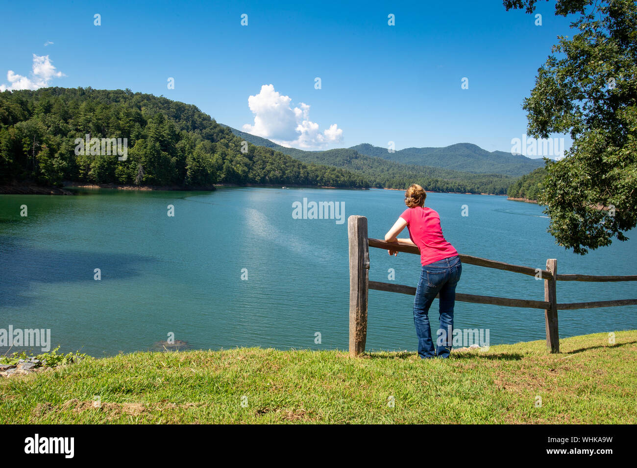 Lake Hiwassee in North Carolina Stock Photo Alamy