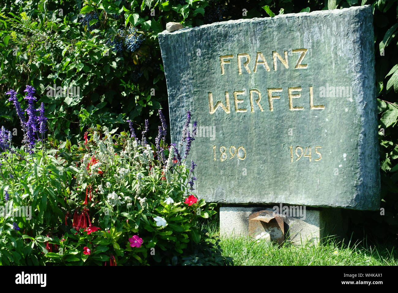Franz Viktor Werfel war ein österreichischer Schriftsteller jüdisch-deutschböhmischer Herkunft. Er ging aufgrund der nationalsozialistischen Herrschaf Stock Photo
