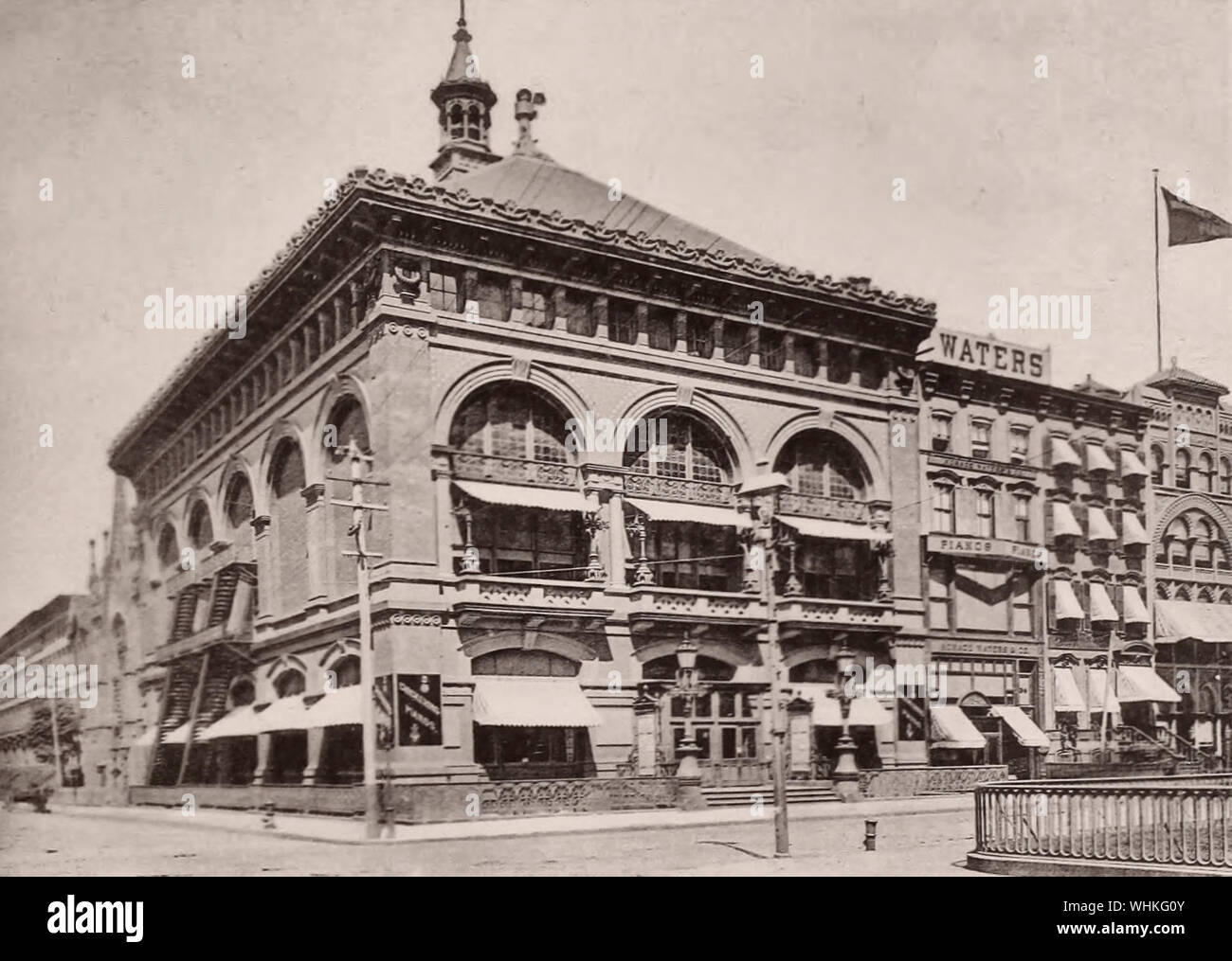 Chickering Hall New York City Circa 1891 Stock Photo Alamy