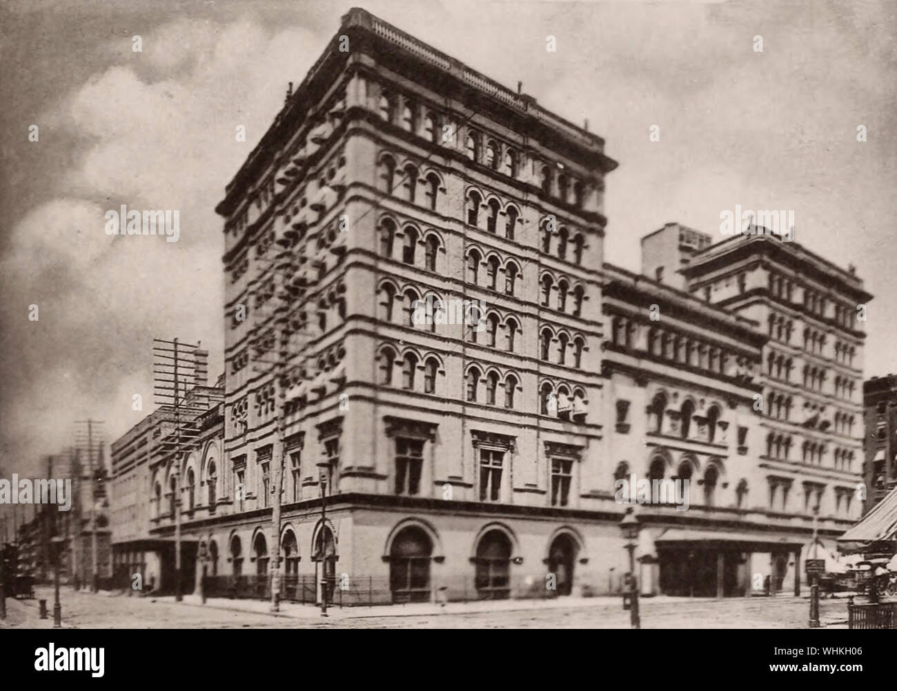 Metropolitan Opera House, New York City, circa 1891 Stock Photo Alamy