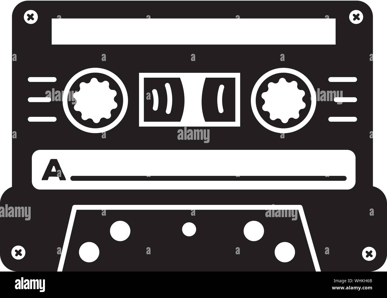 Music cassette icon, simple style Stock Vector Image & Art - Alamy