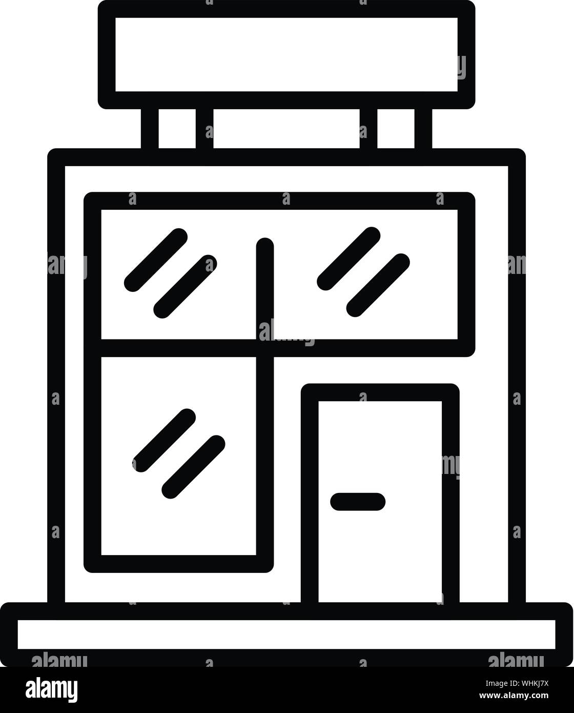 Modern dairy store icon, outline style Stock Vector Image & Art - Alamy