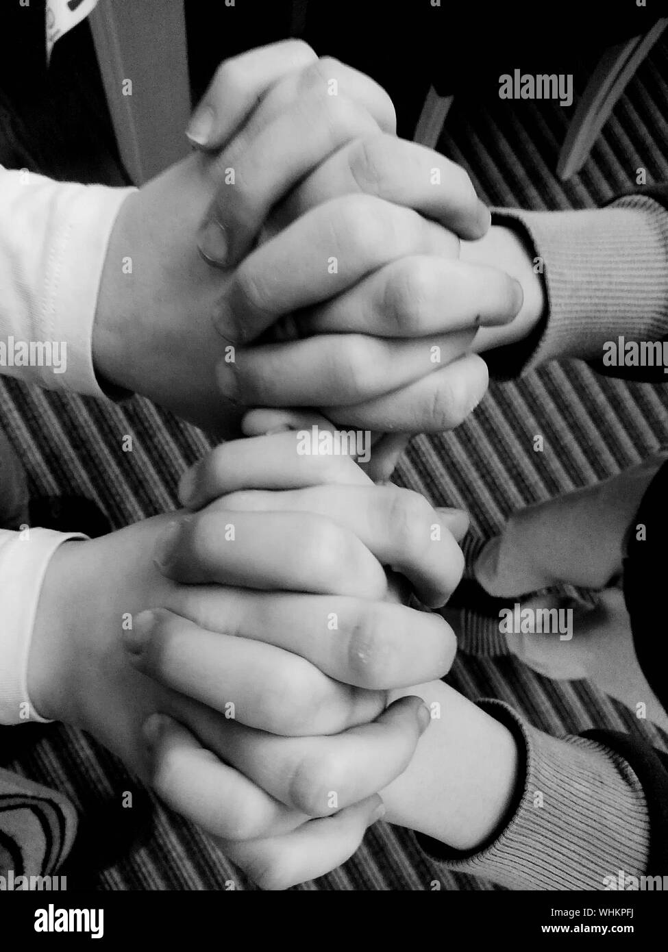 Children Holding Hands Black And White Stock Photos Images Alamy