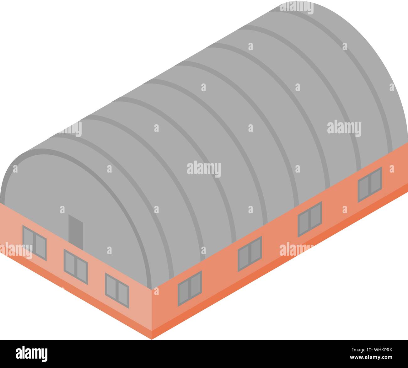 Cart hangar icon, isometric style Stock Vector