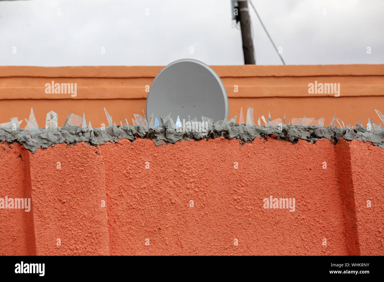 Broken Glass Wall Security High Resolution Stock Photography and Images