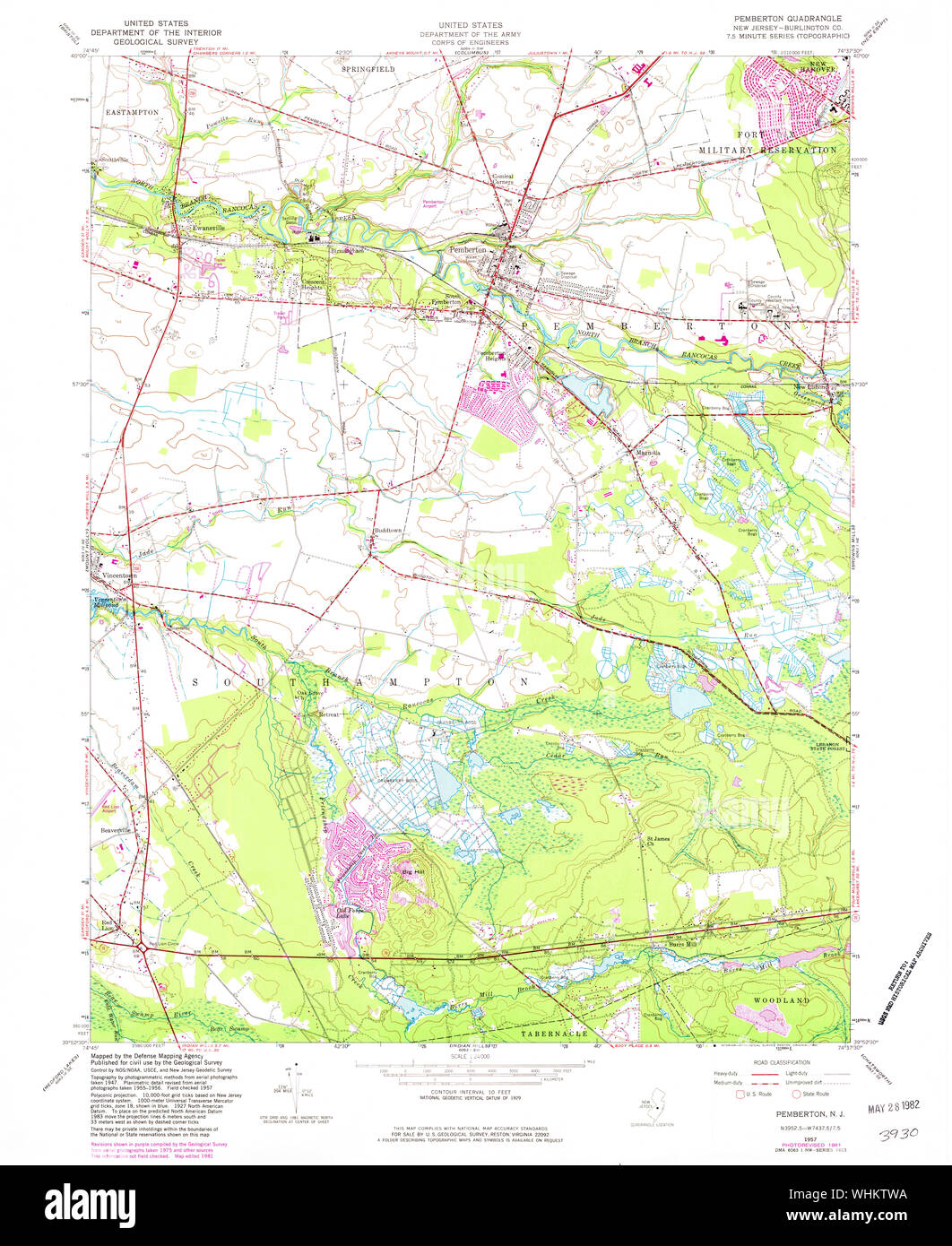 Map of pemberton Cut Out Stock Images & Pictures Alamy