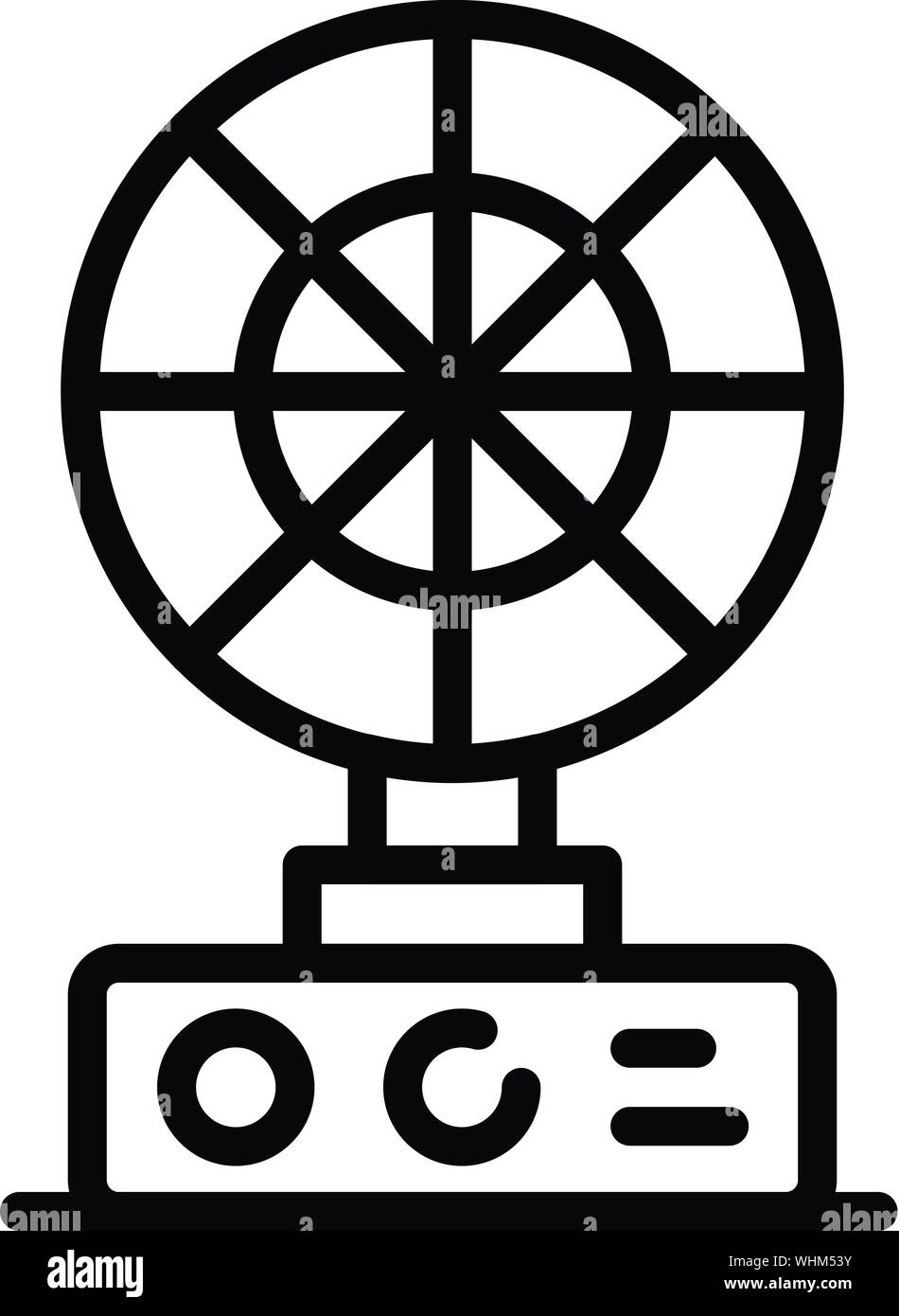 Table fan icon, outline style Stock Vector Image & Art Alamy