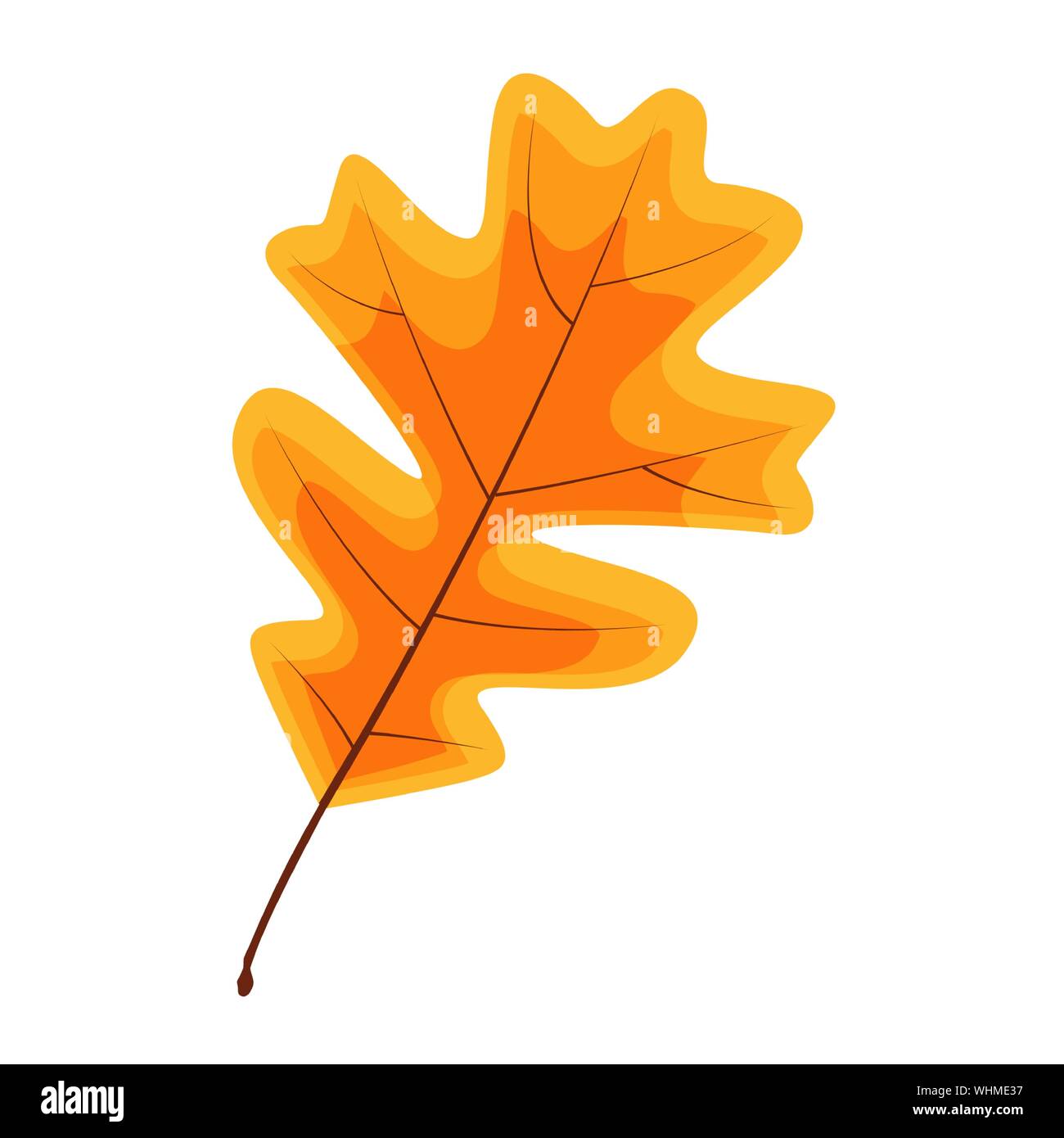 Autumn Natural Leaf Icon Vector Illustration Stock Vector Image & Art ...