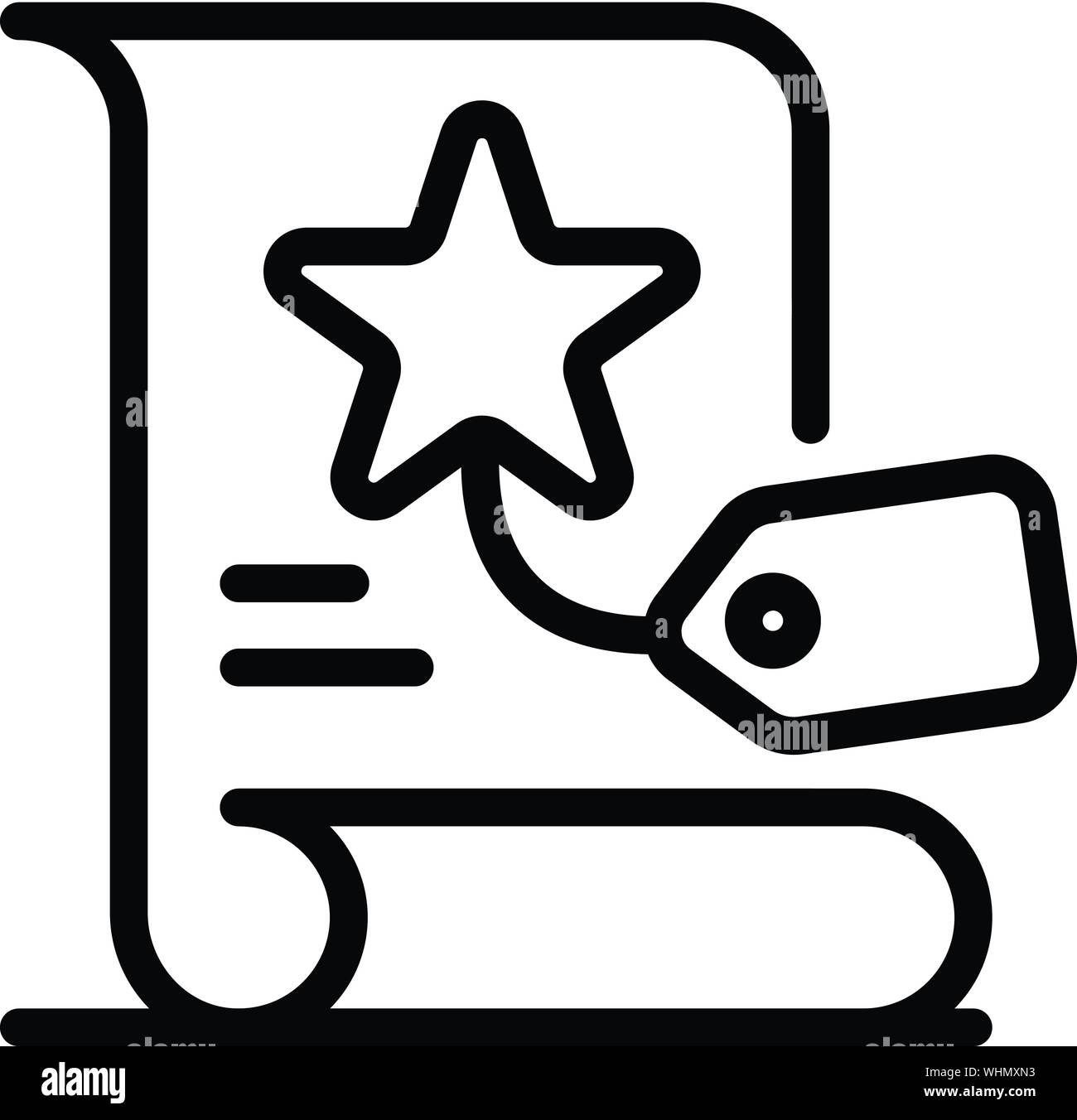 Advertising contract icon, outline style Stock Vector Image & Art - Alamy
