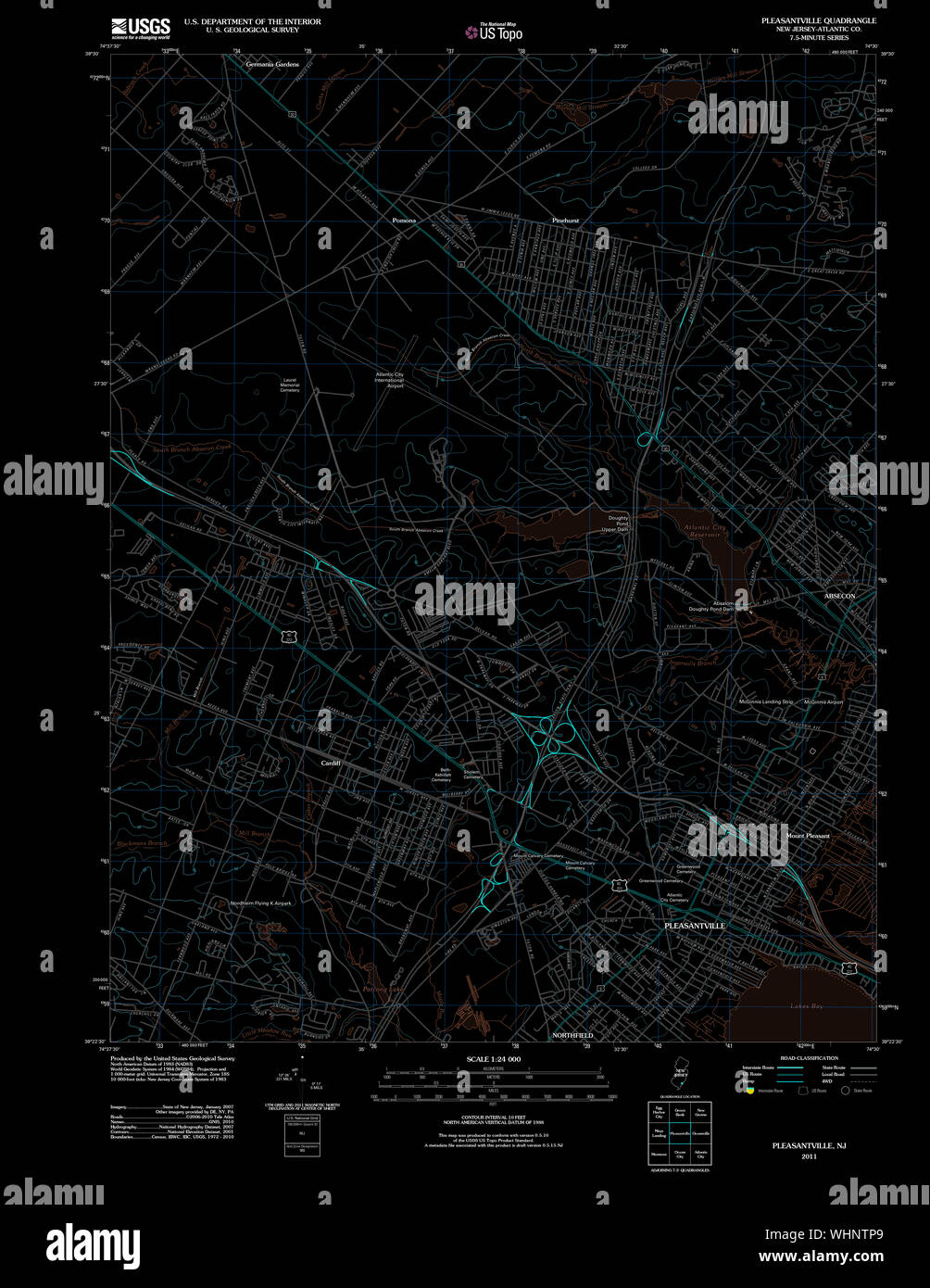 Map of pleasantville hires stock photography and images Alamy