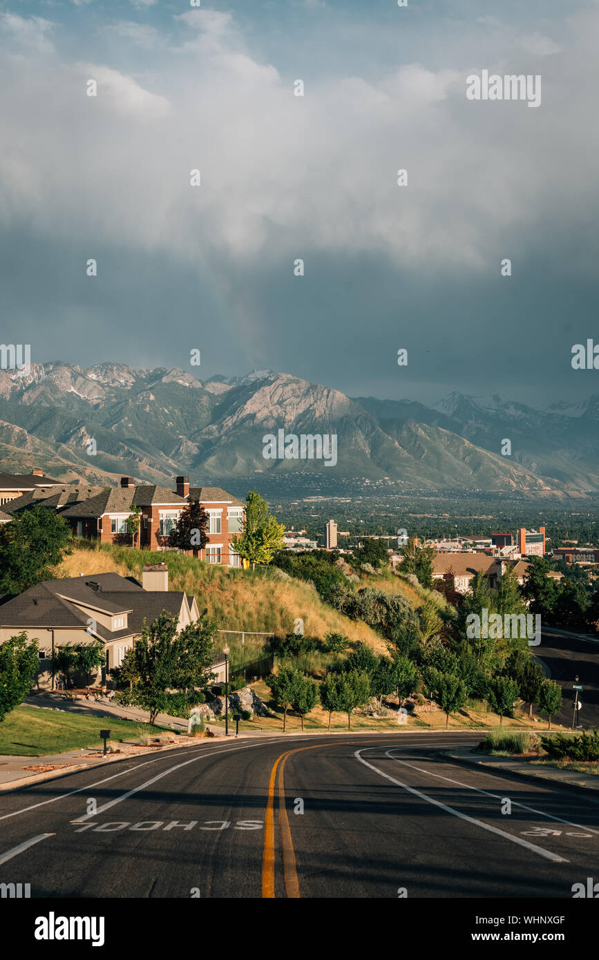 Storm clouds over mountains hi-res stock photography and images - Alamy