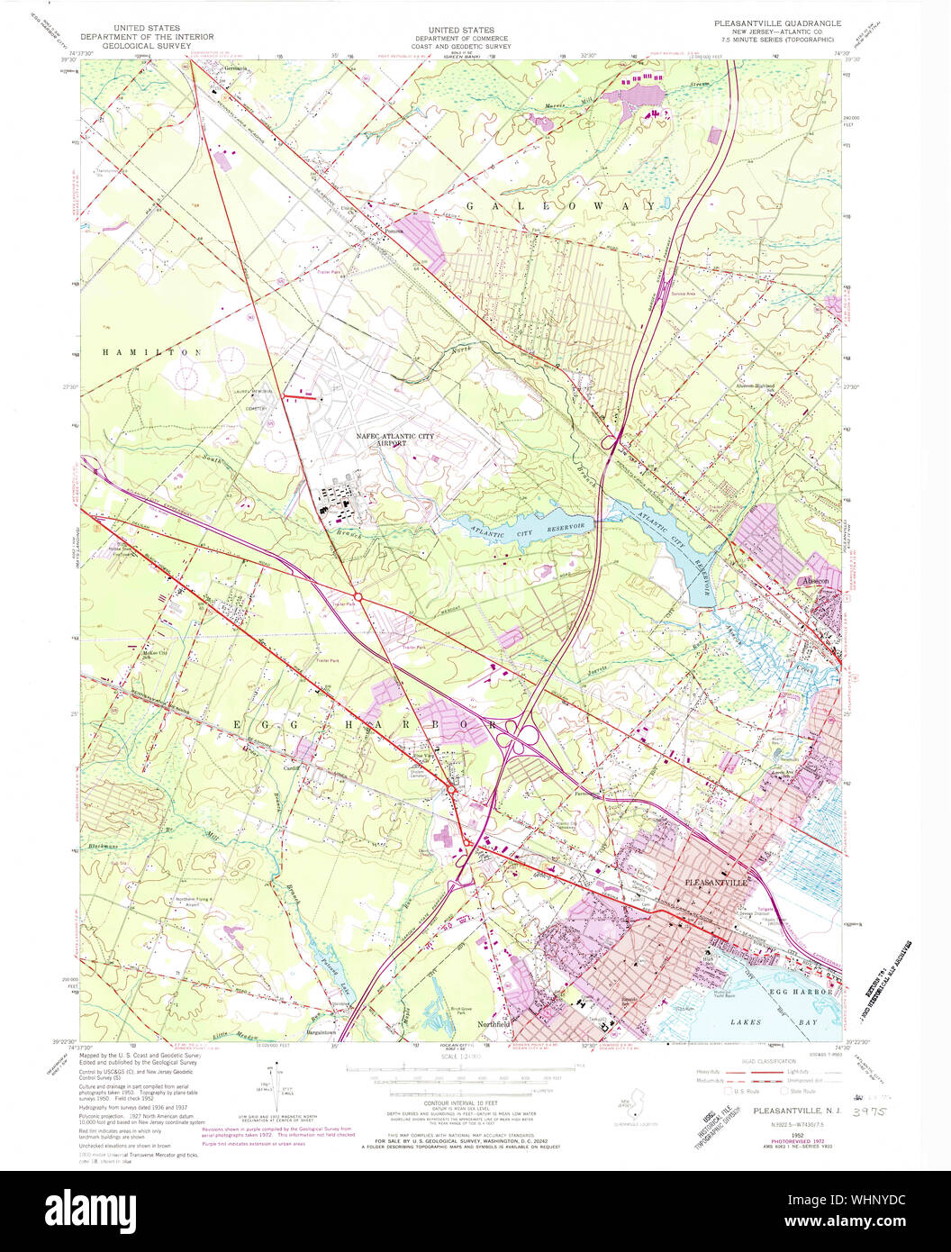 Map of pleasantville hires stock photography and images Alamy