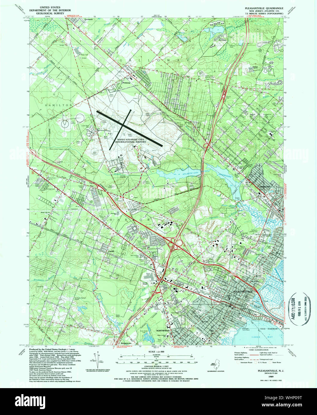 Map of pleasantville hires stock photography and images Alamy