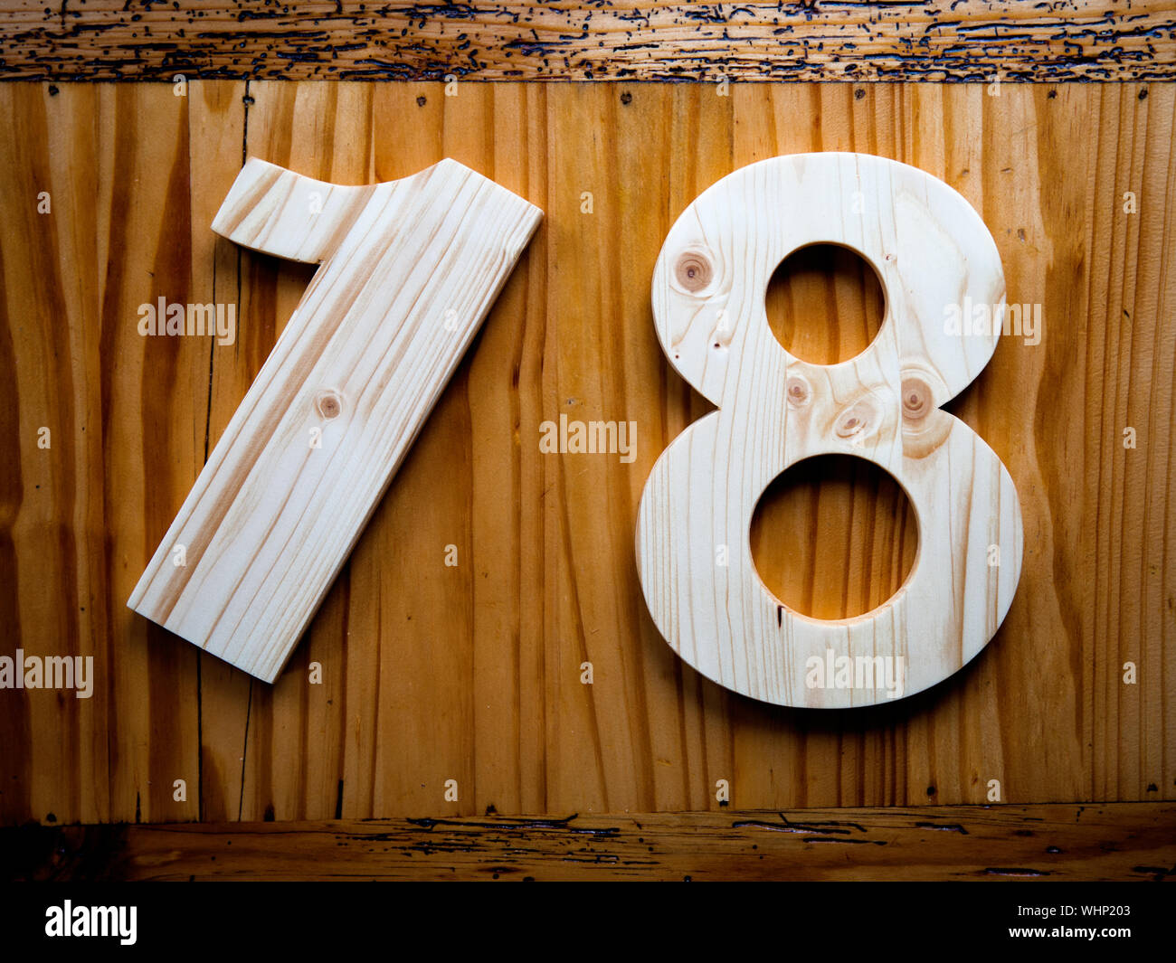 Wooden Numbers High Resolution Stock Photography and Images - Alamy