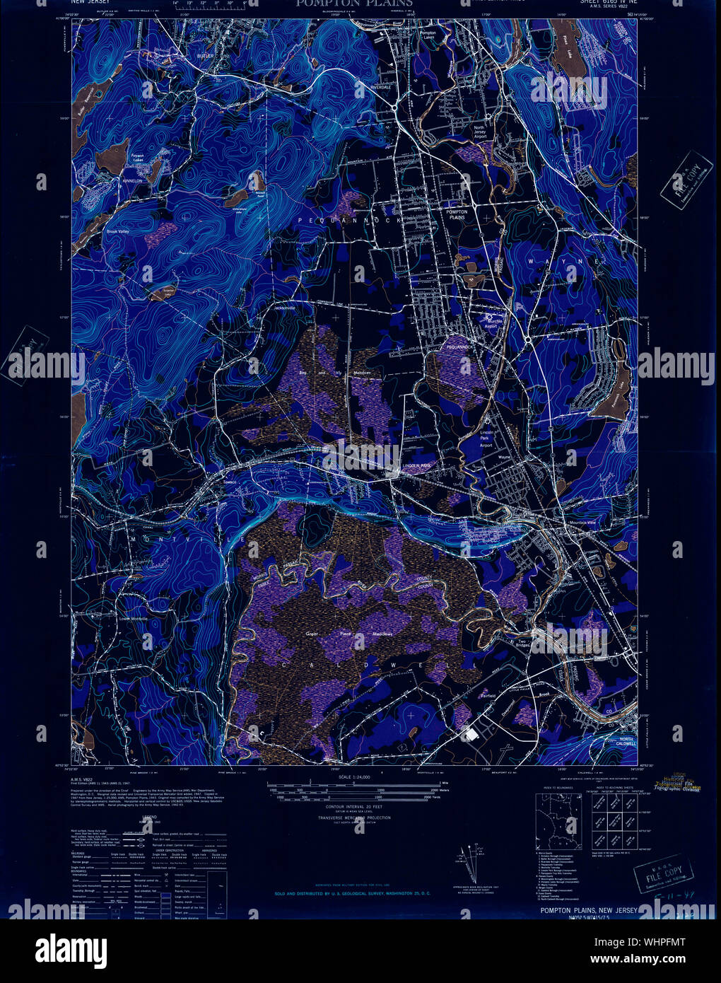 Map of pompton new jersey hires stock photography and images Alamy