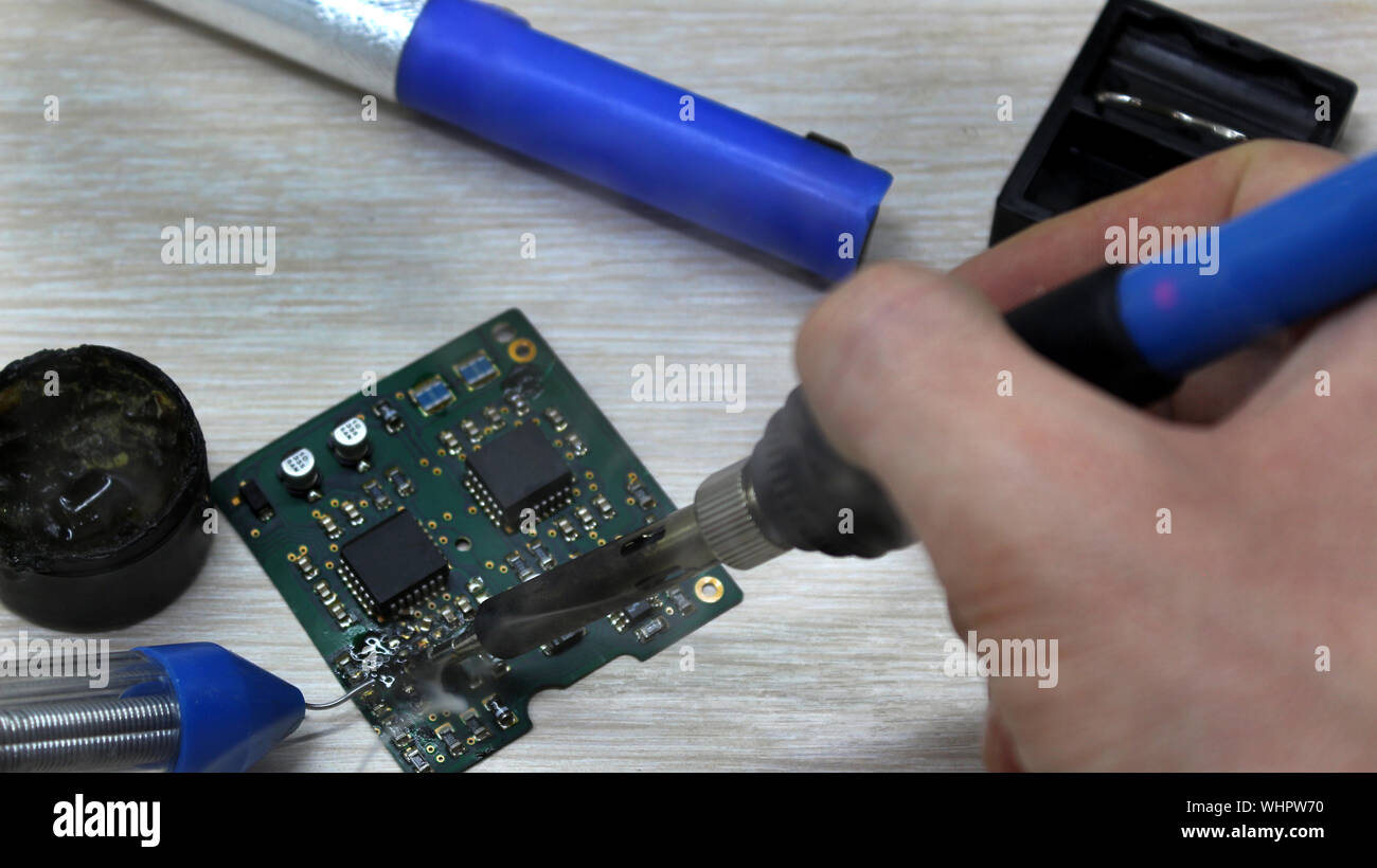 Processor Soldering Household pc hi-res stock photography and images - Alamy