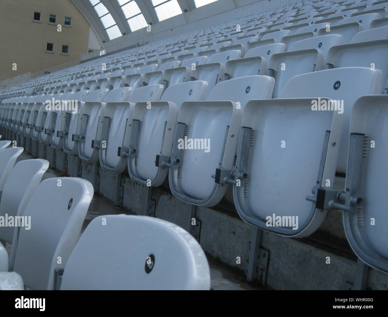 White seats hi-res stock photography and images - Alamy