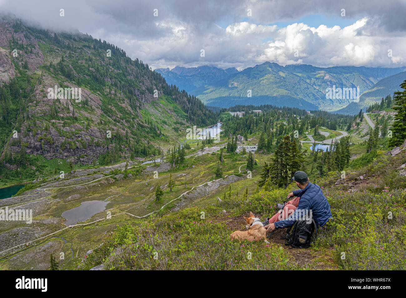 Mount Baker Snoqualmie Wilderness in Washington State Stock Photo