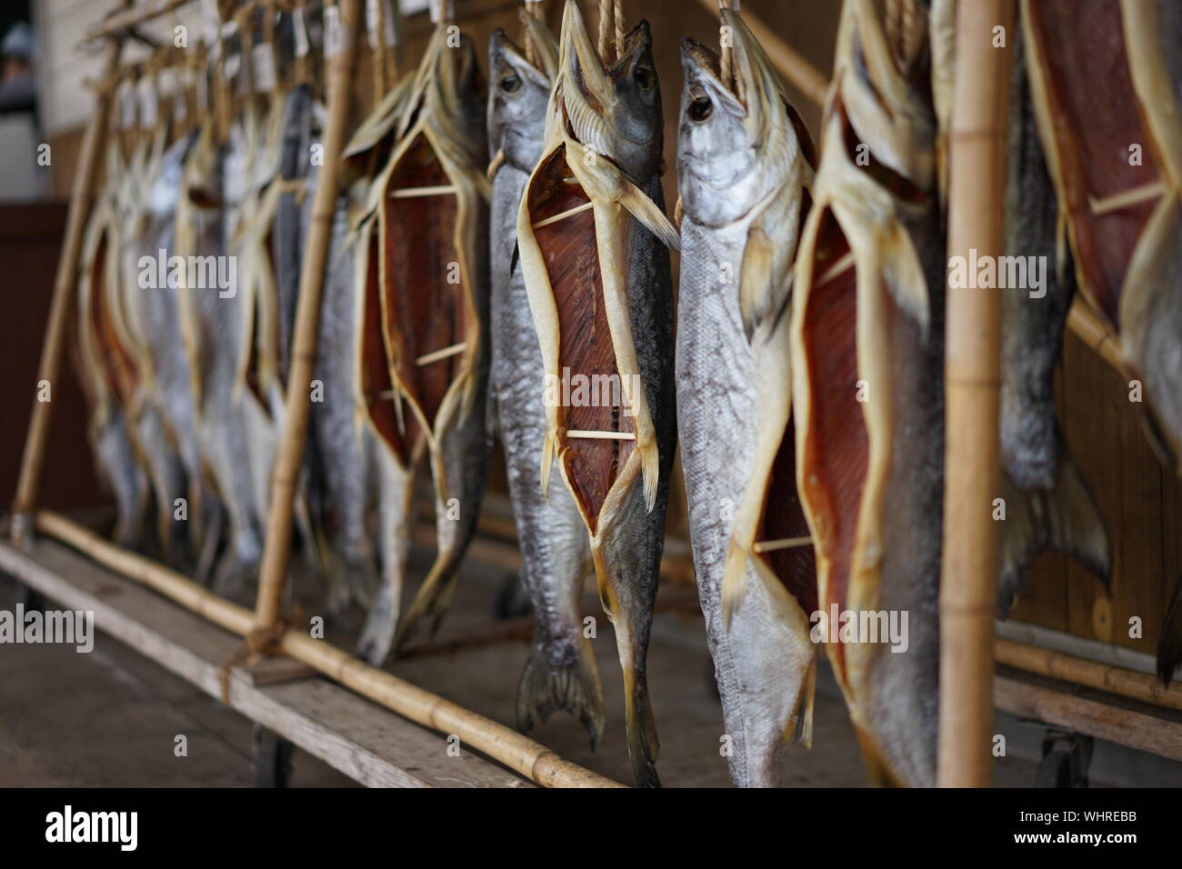 Dried Fish For Sale At Market Stock Photo Alamy