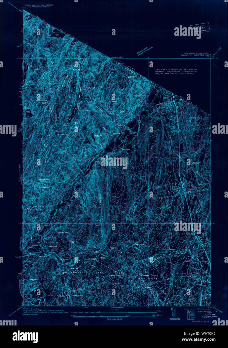 Ramsey new jersey map hires stock photography and images Alamy