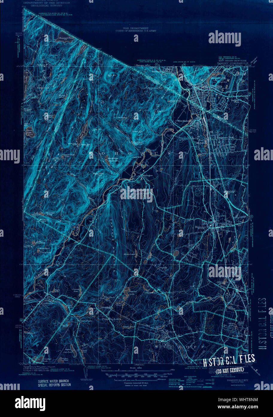 Map of ramsey new jersey hires stock photography and images Alamy