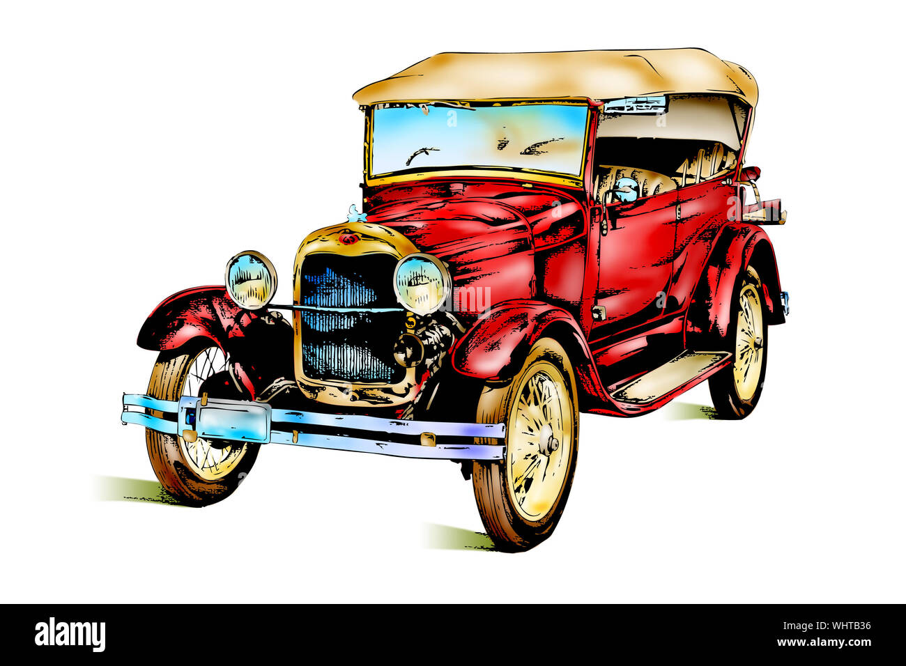 old classic car retro vintage Stock Photo - Alamy