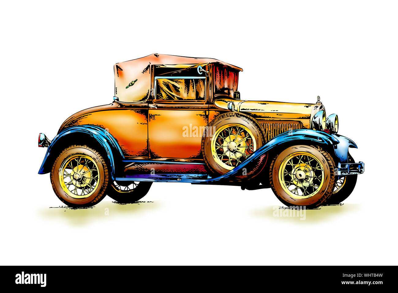 old classic car retro vintage Stock Photo - Alamy