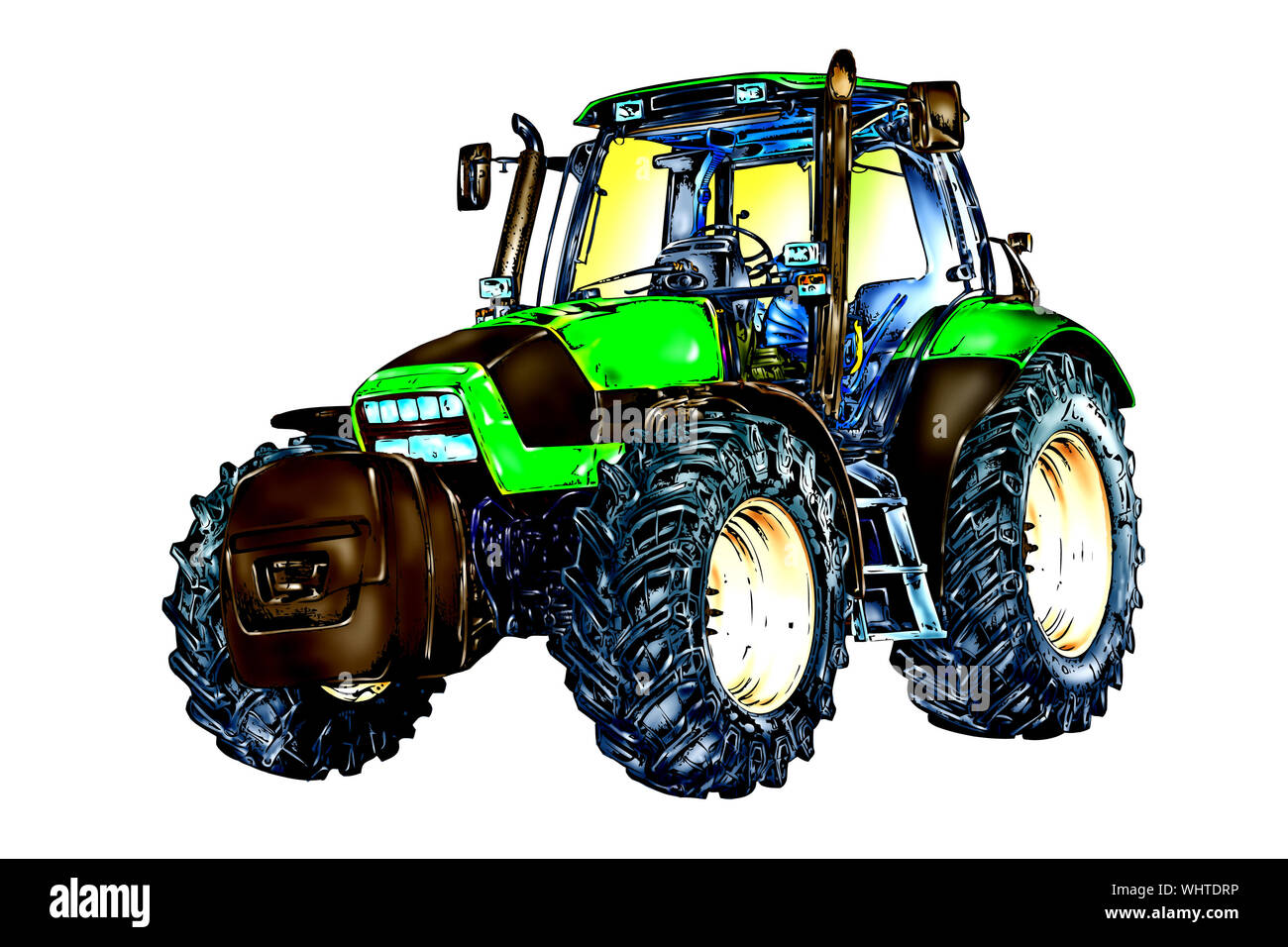 Tractor Color Illustration 11662491 PNG