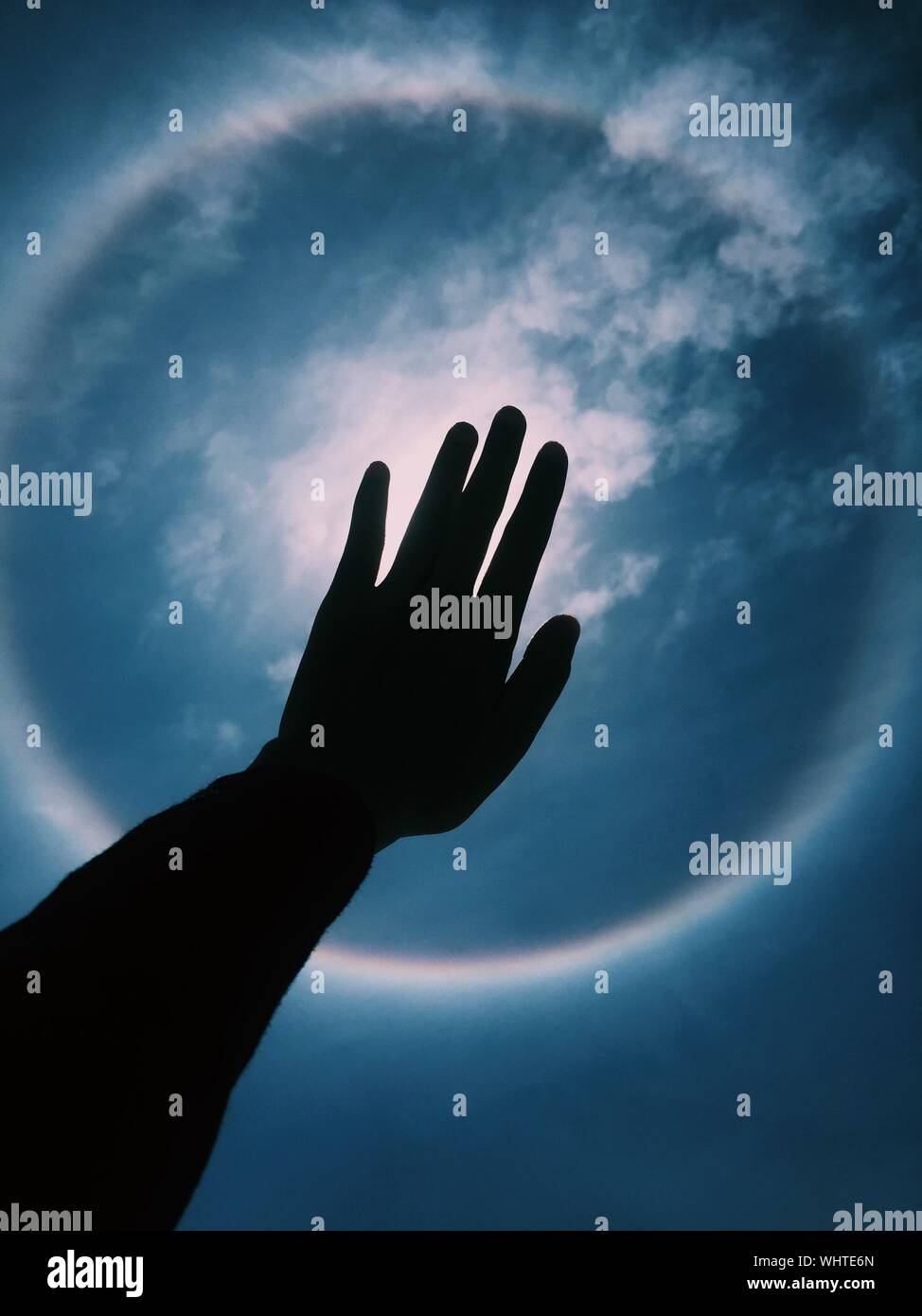 Reaching Up Silhouette High Resolution Stock Photography and Images - Alamy