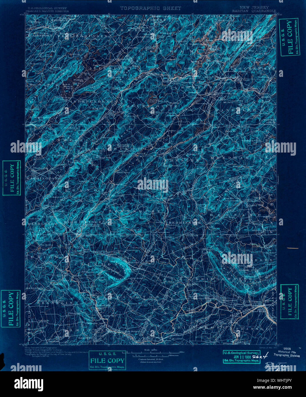 Map of raritan new jersey hires stock photography and images Alamy