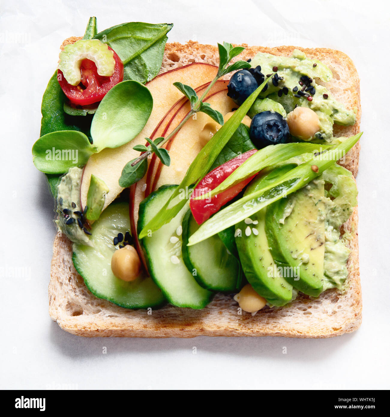 Vegan Sandwich Plant Based Diet Vegetarian Healthy Food