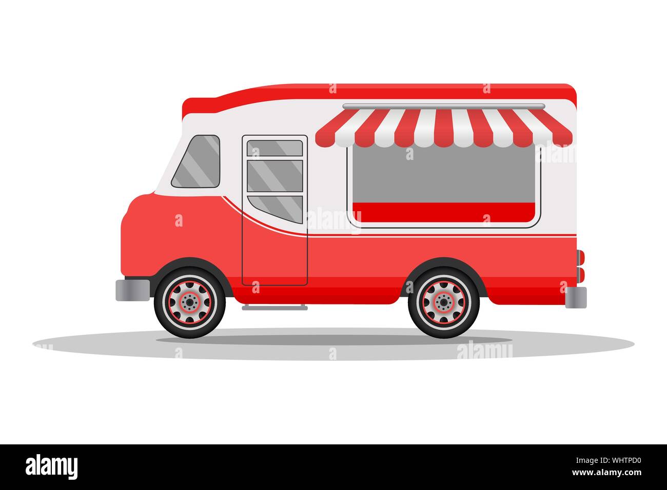 Street food truck concept. Street food vehicles, truck, van. Fast food  delivery. Flat design style. Vector illustration Stock Vector Image & Art -  Alamy