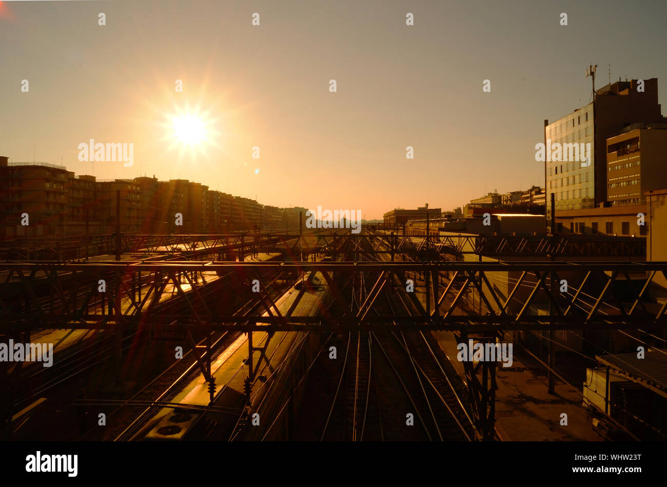 City railway hi-res stock photography and images - Alamy