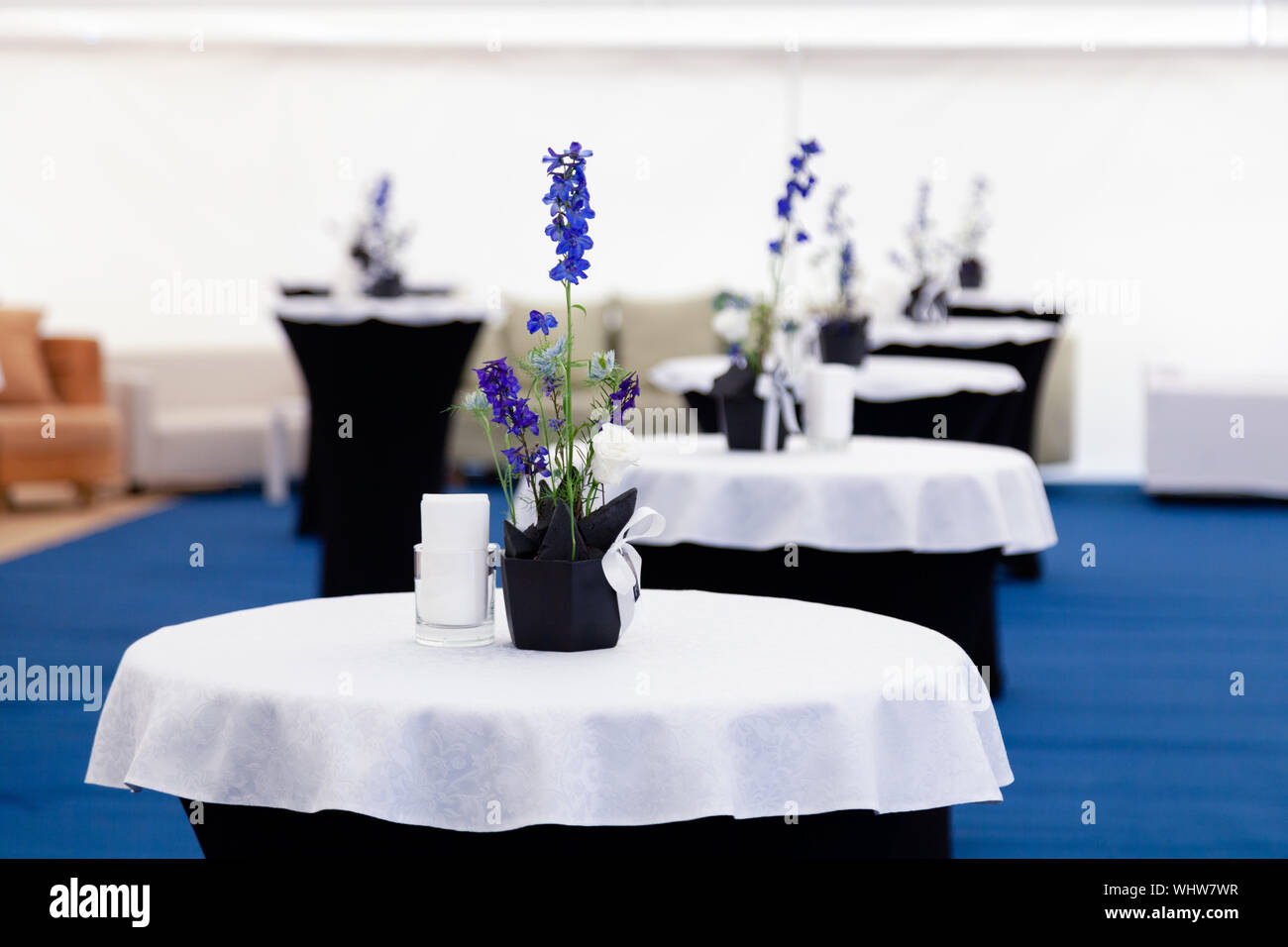 Black and white buffet table deals