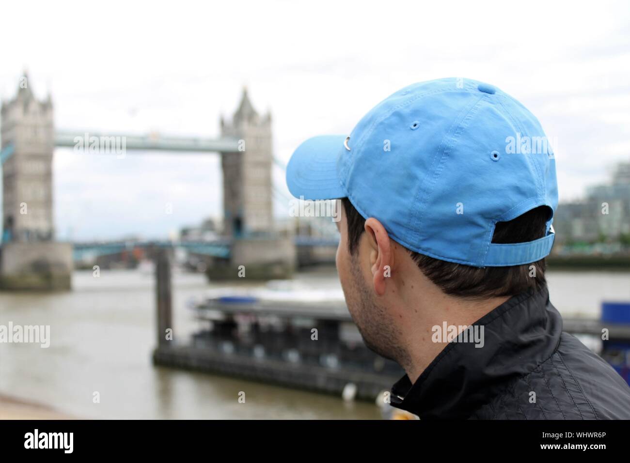 One man wearing baseball cap hi-res stock photography and images - Alamy