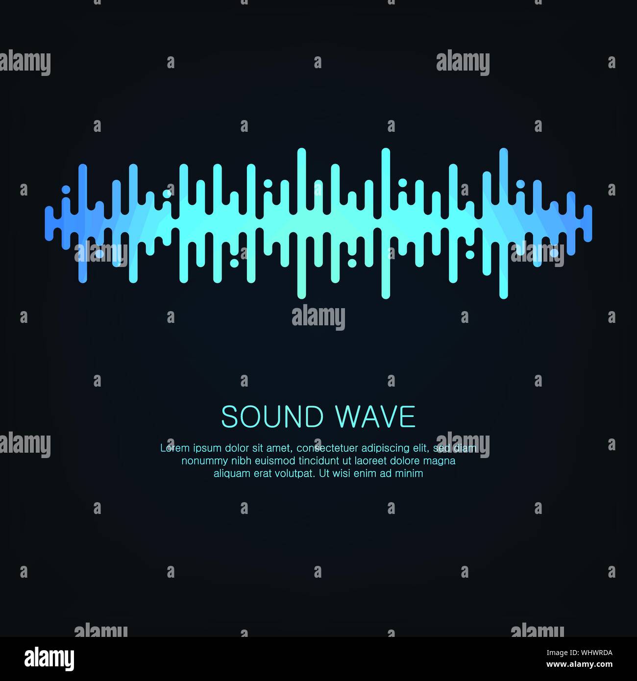 Abstract digital equalizer,Creative design sound wave pattern element ...