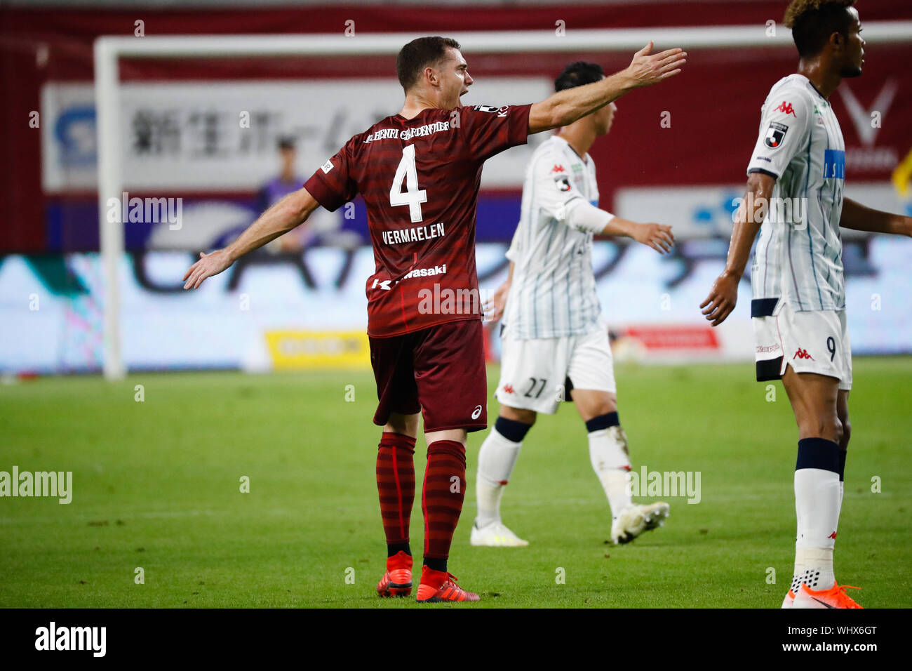 Kobe Japan 31st Aug 2019 Thomas Vermaelen Vissel August 31 2019 Football Soccer 2019 J1 League Match Between Vissel Kobe 2 3 Hokkaido Consadole Sapporo At Noevir Stadium Kobe In Kobe Japan