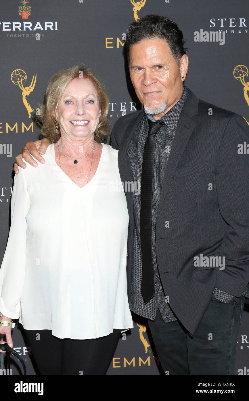 August 28, 2019, North Hollywood, CA, USA: LOS ANGELES - AUG 28:  Judith McConnell, A Martinez at the 2019 Daytime Programming Peer Group Reception at the Saban Media Center on August 28, 2019 in North Hollywood, CA (Credit Image: © Kay Blake/ZUMA Wire) Stock Photo