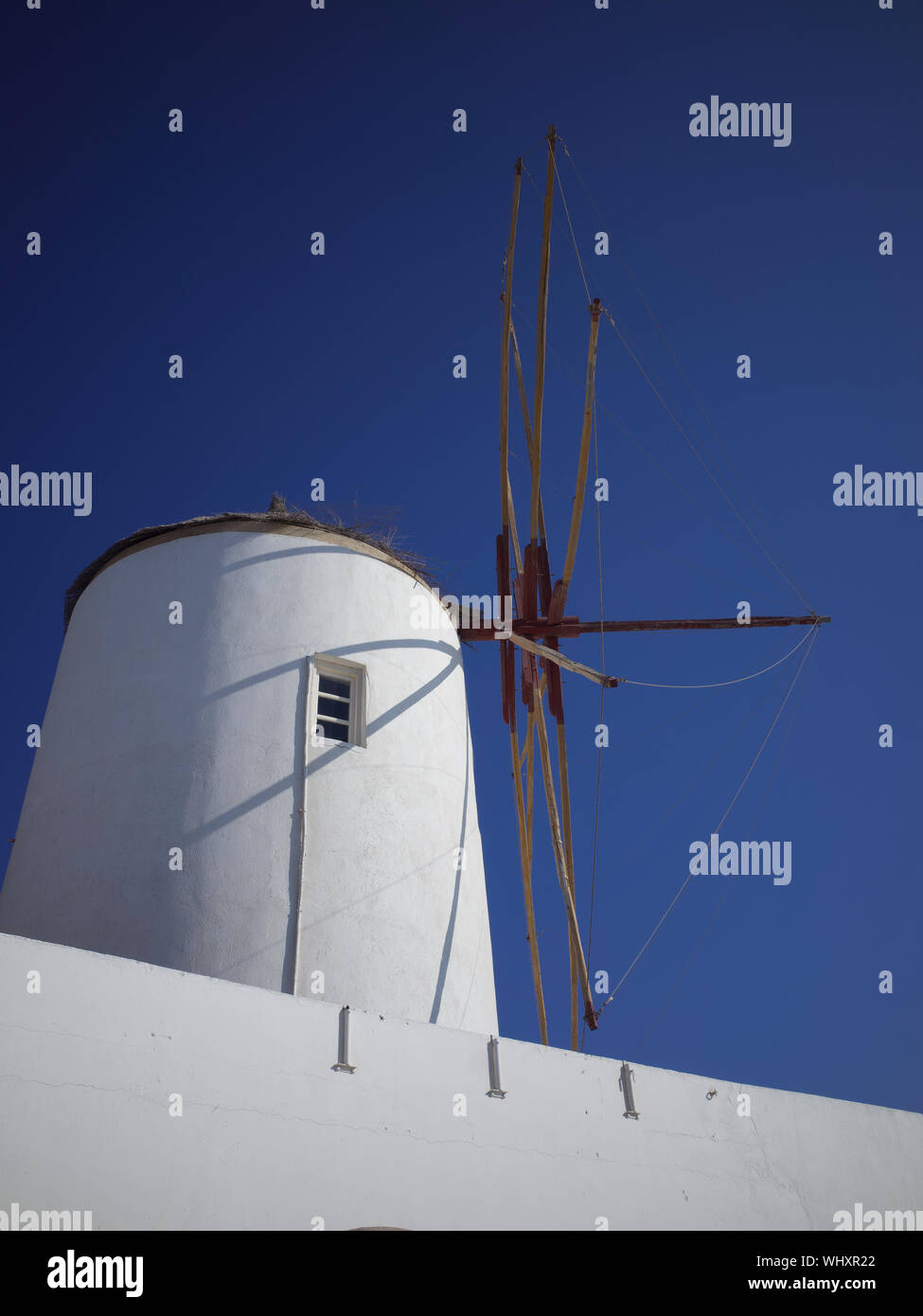 A white windmill Stock Photo Alamy