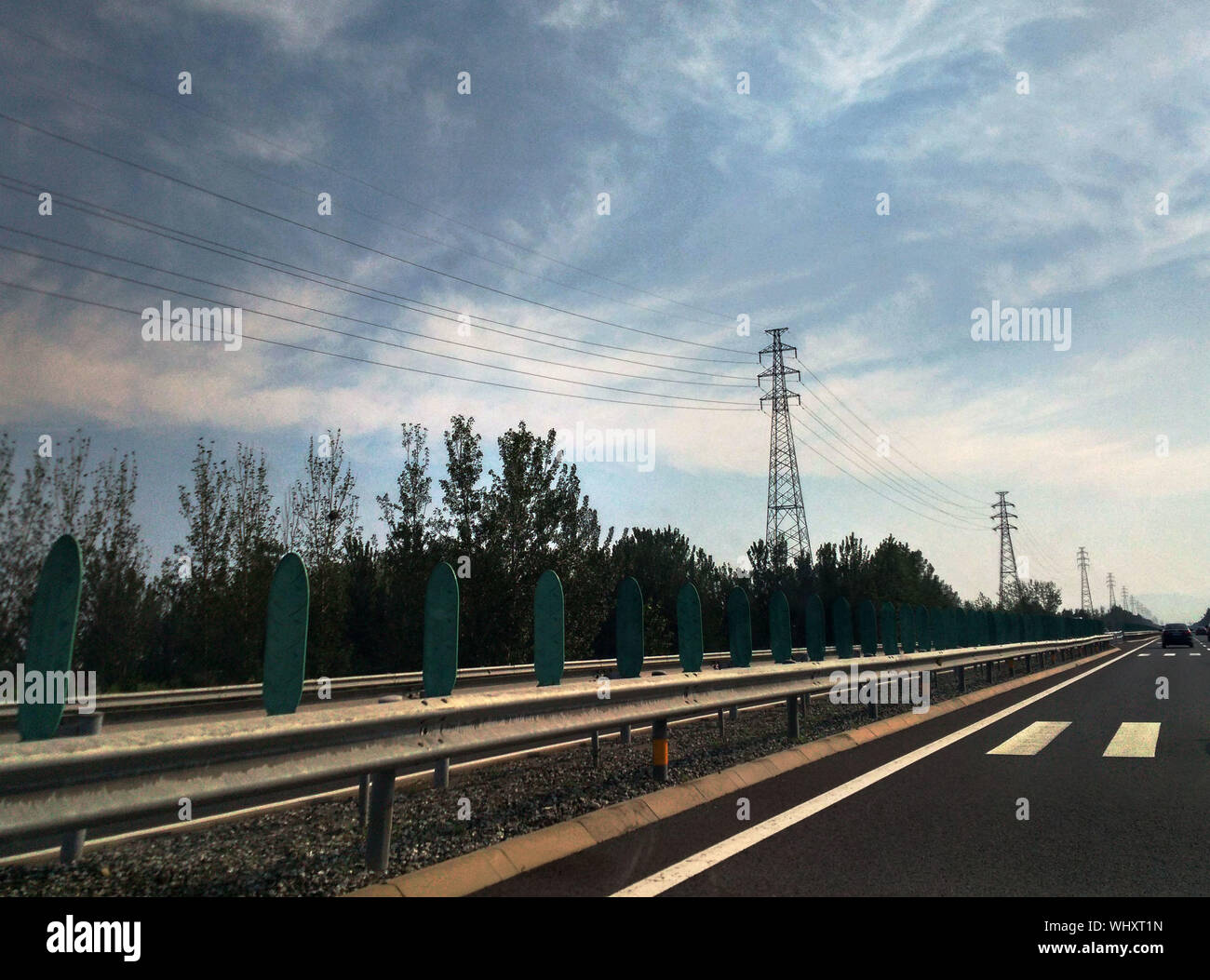 Road guard rail hi-res stock photography and images - Alamy