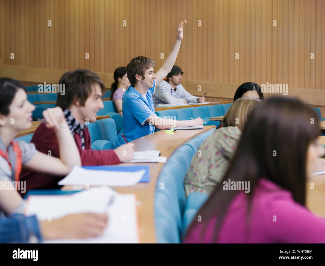 Side view focused interracial hi-res stock photography and images - Alamy