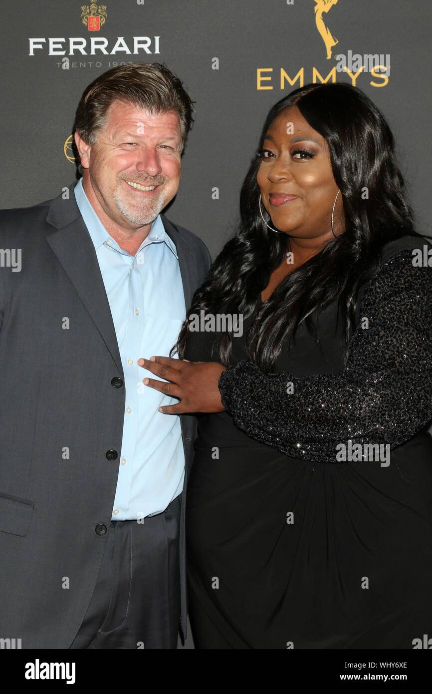 Los Angeles, CA. 28th Aug, 2019. James Welsh, Loni Love at arrivals for