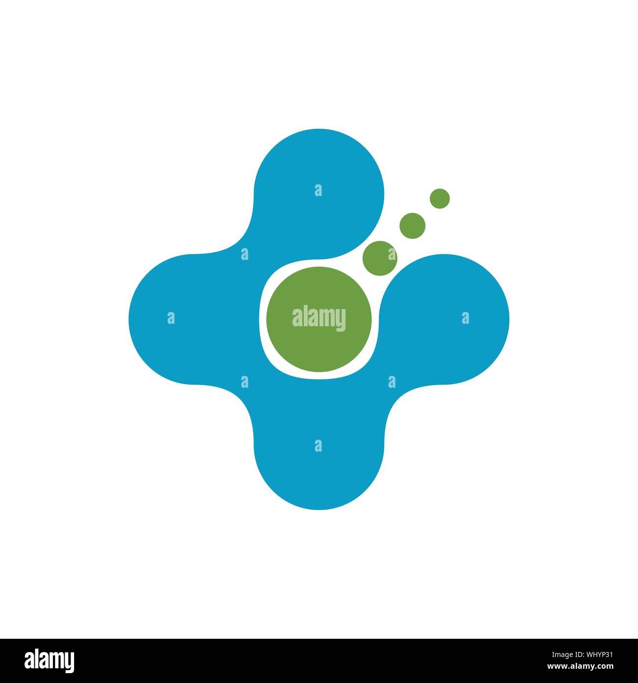 Molecule Vector logo design element. Circle dots Abstract shape. Vector ...
